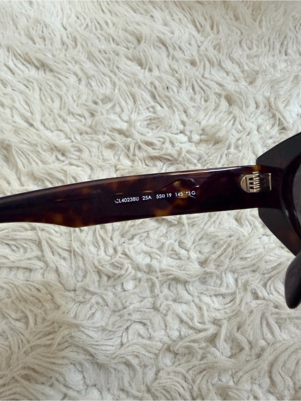 Celine Tortoise Triomphe Cat Eye Sunglasses - CL40238U - Picture 7 of 12